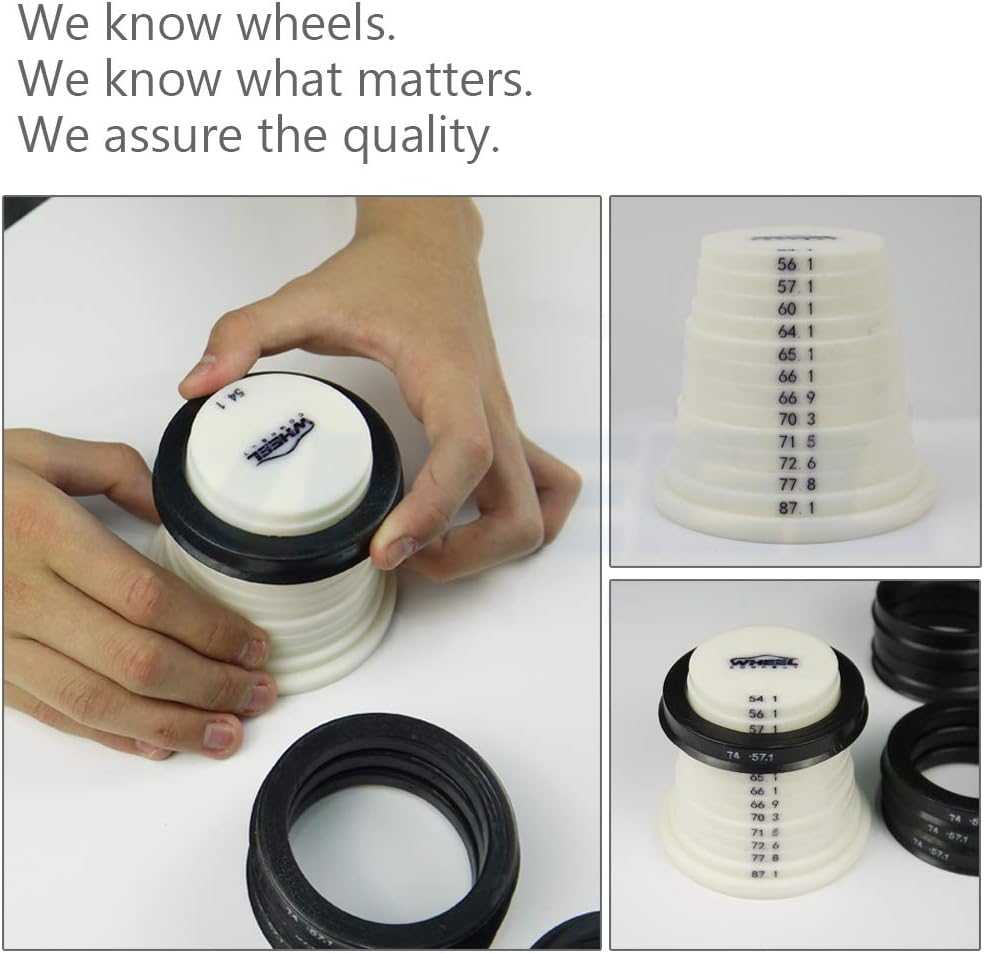 Demonstration of measuring ring sizes using a calibration cone